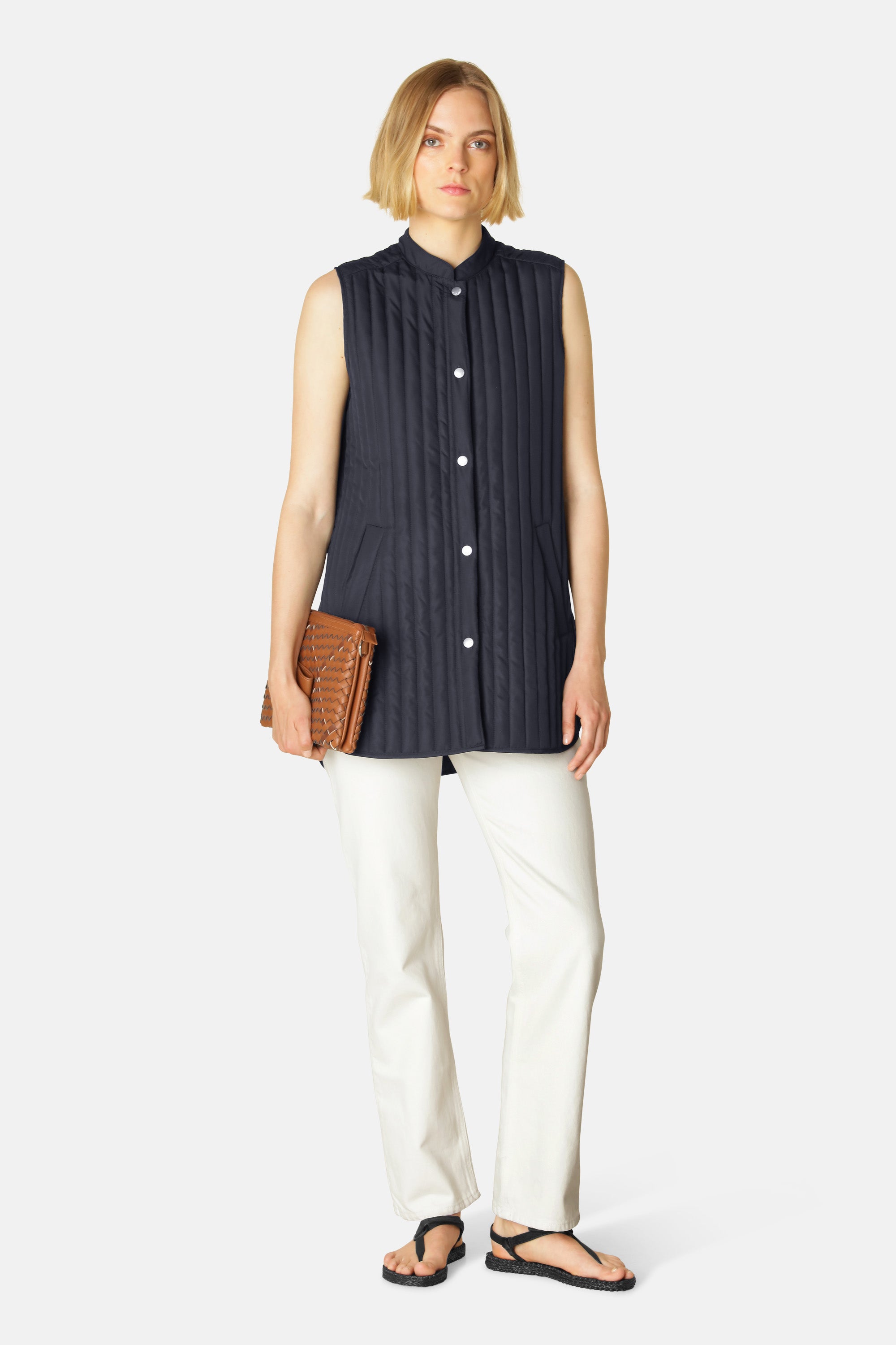 Ilse Jacobsen Hornbæk Outerwear Vest Vest 660 Dark Indigo